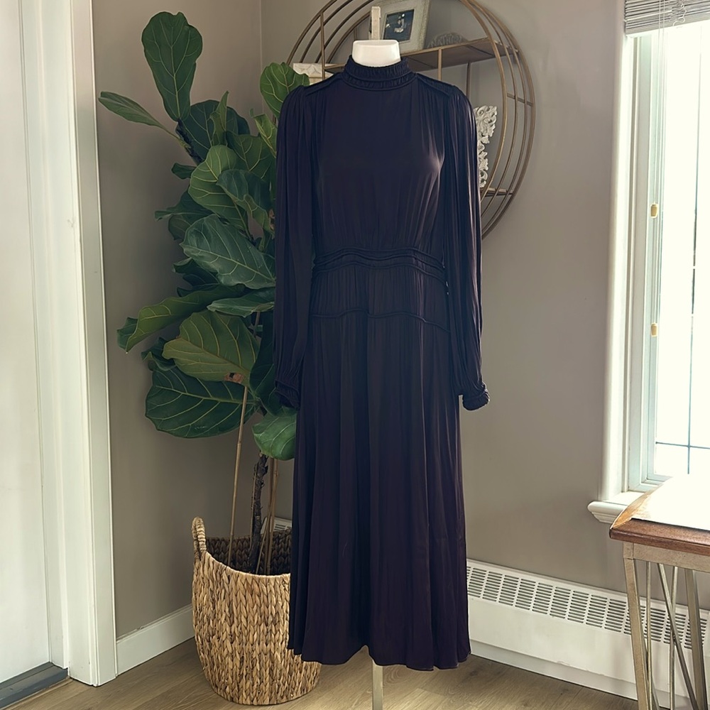 H&M - satiny midi dress